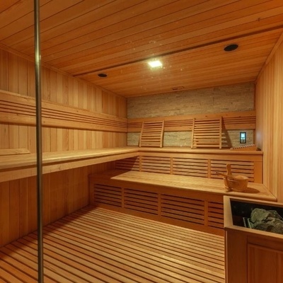 Spacius sauna is great for well being.