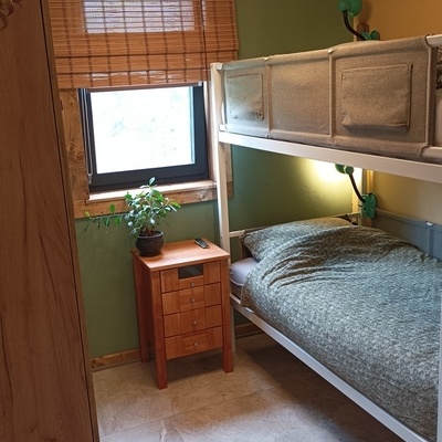 The apartment is perfect for a family vacation.