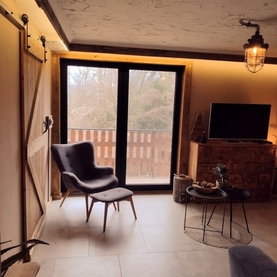The apartment is in an area where guests can engage in activities such as hiking, skiing and fishing.
