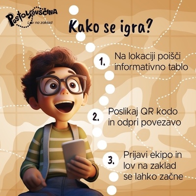 Za igranje igre ni potrebno nameščanje aplikacije, samo poslikajte kodo in povezavo odprite v brskalniku na vaši napravi.