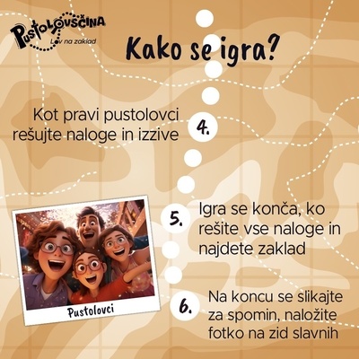 Prijavite ekipo in igra se lahko začne, na koncu se slikajte za spomin in dodajte svojo ekipo na zid slavnih.