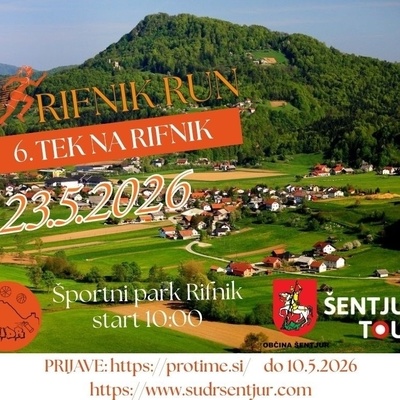 Prijavi se na 6. tek na Rifnik!