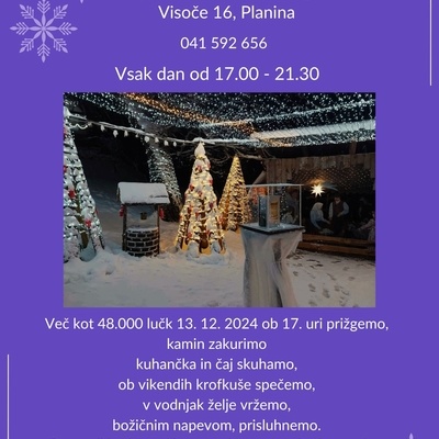 Božična pravljica odpira vrata v petek, 13. decembra, ob 17.00. 