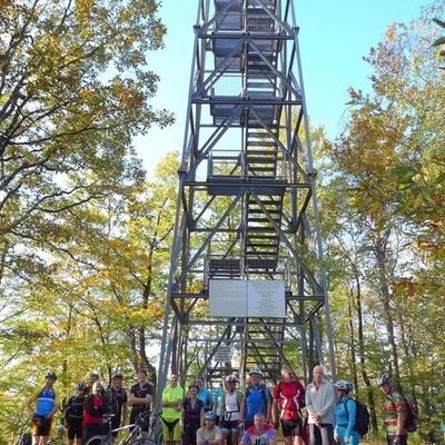 On top of Resevna hill stands 20 m tall outlook tower.