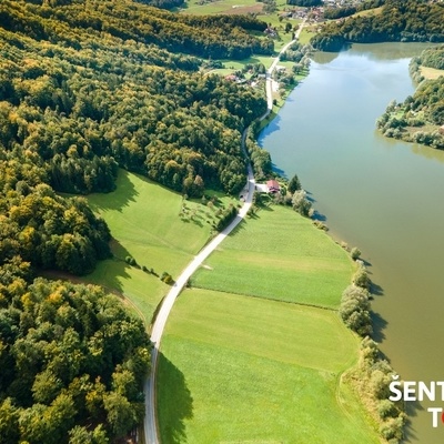 Lake Slivniško jezero is popular place for fishing, paddle boarding, relaxing...