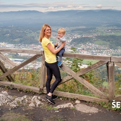 From Rifnik, the view stretches far into the distance, which is one of the reasons why the first people permanently settled here as early as the Neolithic period.