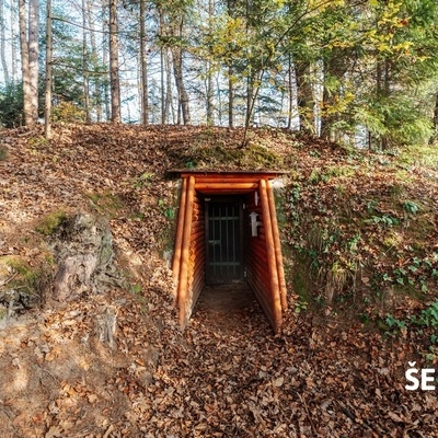 Partizanska bolnica Zima je v zemljo vkopan bunker. Skrita je bila v težko prehoden gozd Šohta.