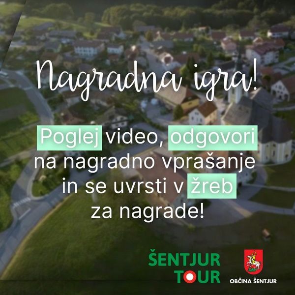 Sodeluj v nagradni igri! Poglej video, odgovori na nagradno vprašanje in se uvrsti v žreb za nagrade!