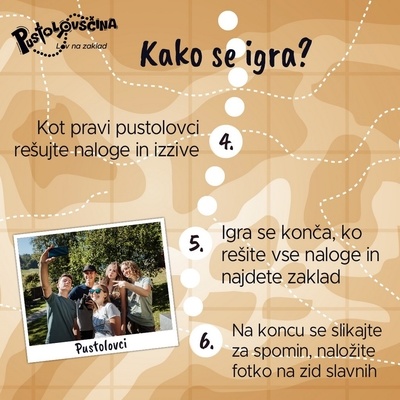 Prijavite ekipo in igra se lahko začne, na koncu se slikajte za spomin in dodajte svojo ekipo na zid slavnih.