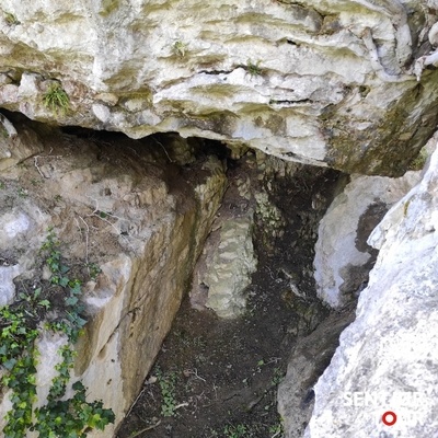 The pyramid-shaped rock has a cut-off tip and a small space beneath it, which researchers believe serves as an energy amplification chamber.