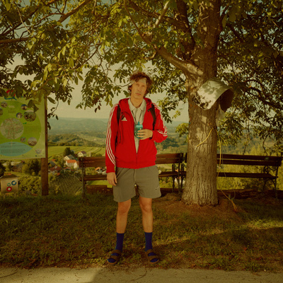 Športnik na klopci Col