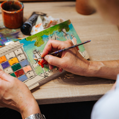Hand-painted beehive panels have long adorned traditional Slovenian apiaries and are part of the country's rich cultural heritage.